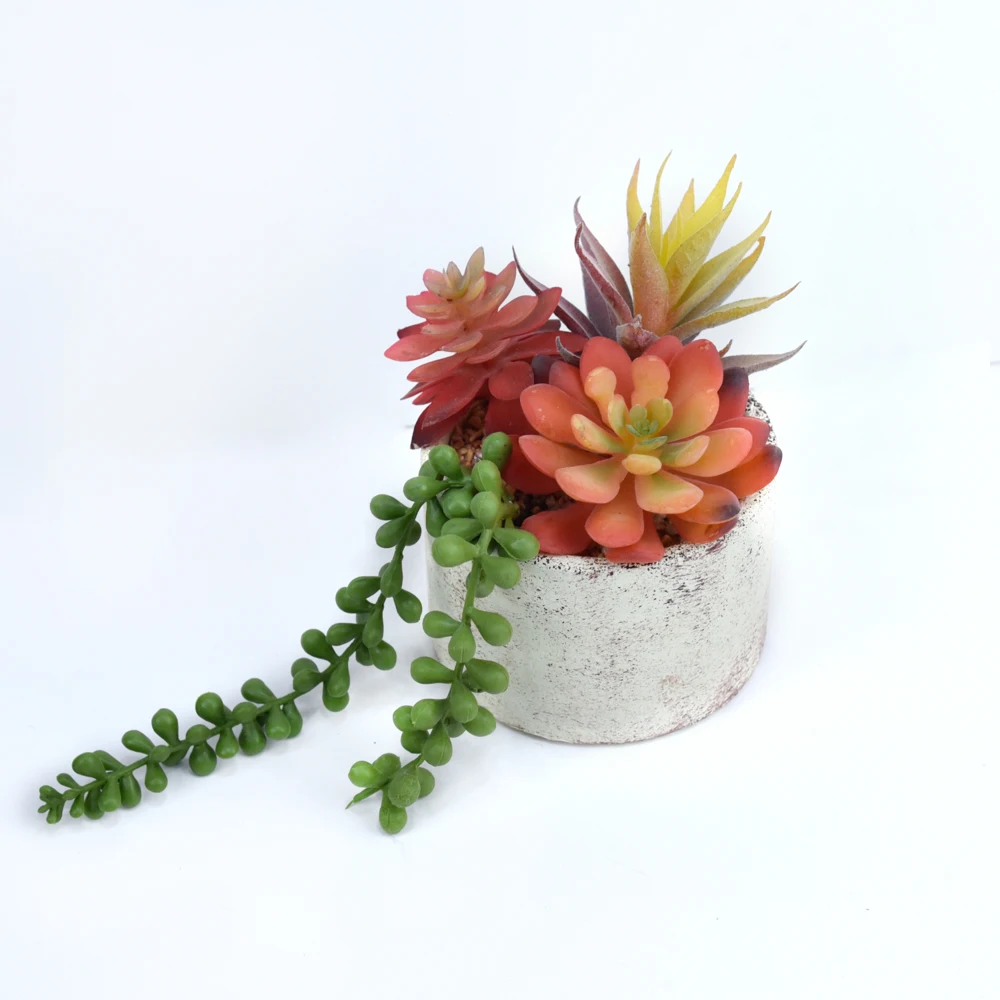 Высококачественное украшение интерьера маленькое искусственное растение Искусственные Горшечные растения бонсай