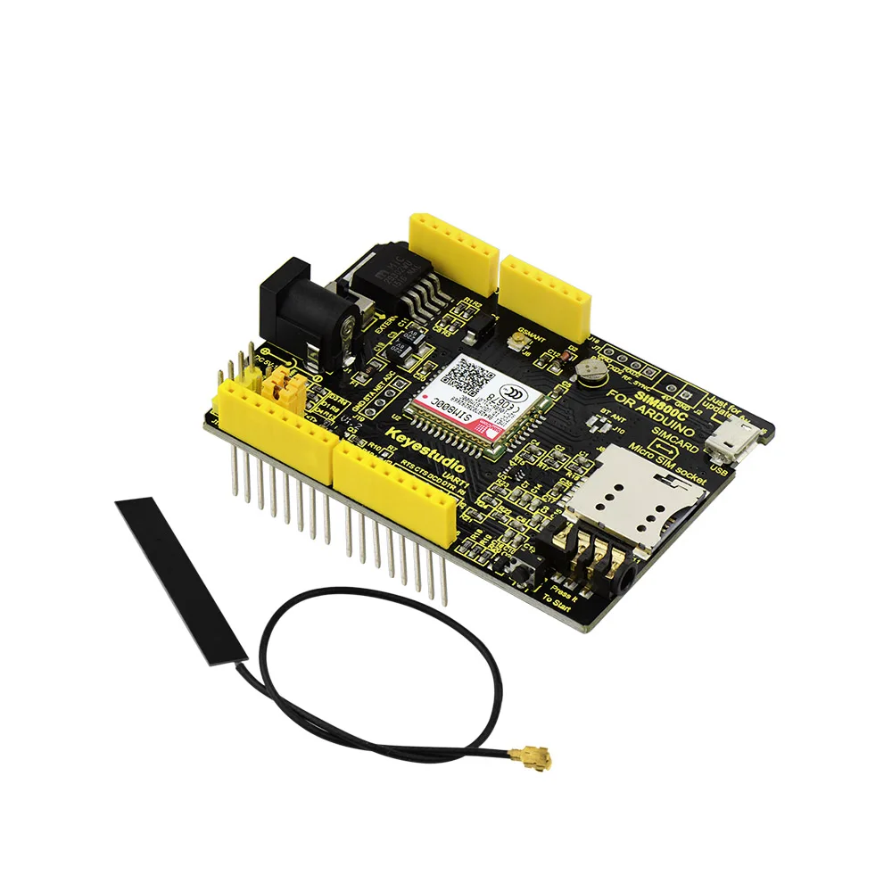 Keyestudio SIM800C GPRS GSM Shield With Antenna for Arduino