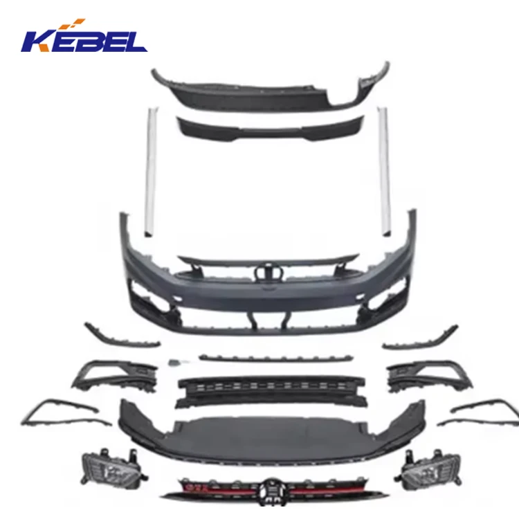 Polo GTI Style PP Unpainted Bumper 2018 Auto Car Front Bumper Rear Bumper for VW Polo GTI MK6 2019 2020