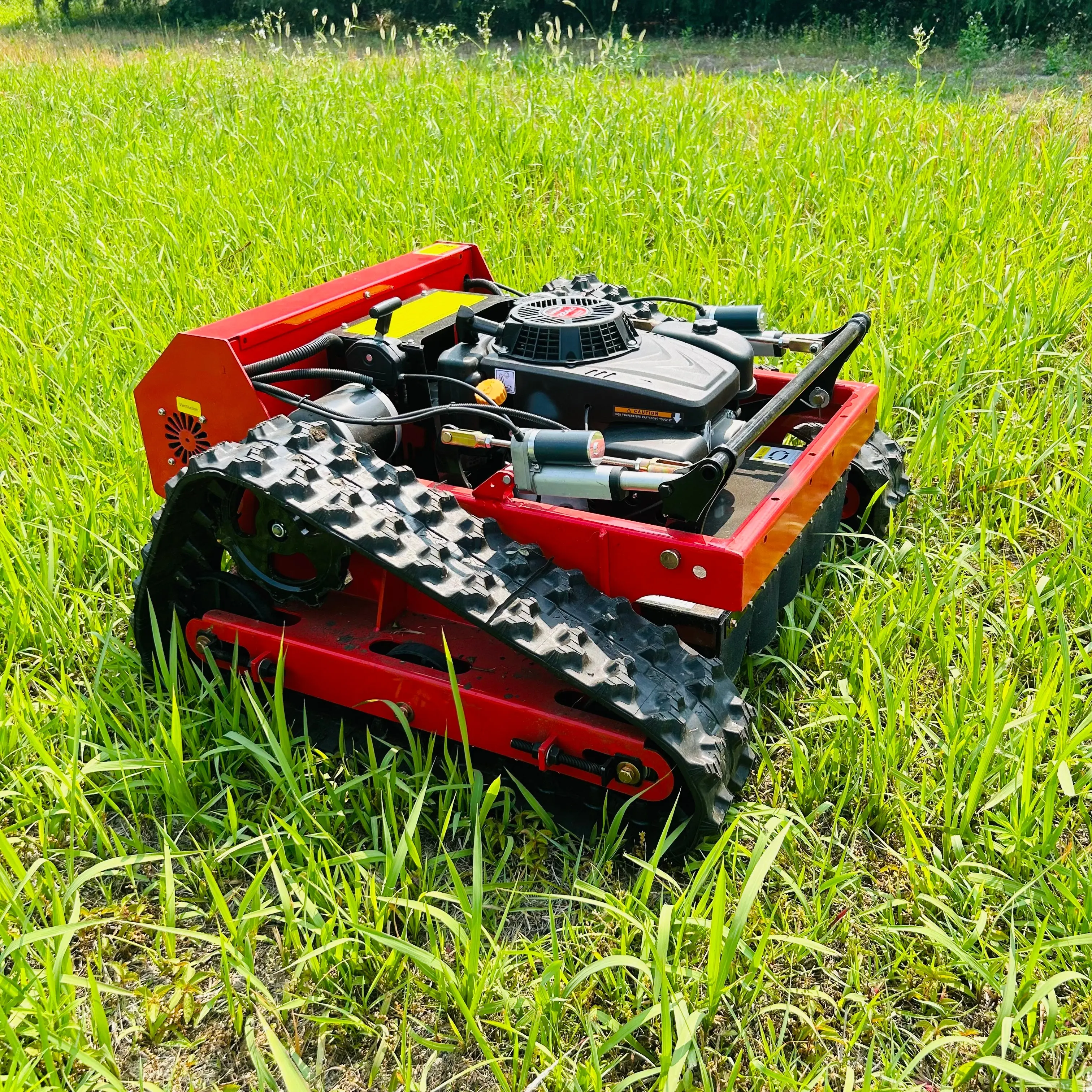 VOLNOS Mower Remote Control Automatic Robotic Electric Self-propelled Best  Battery Lawn Mower Engine Wheel Robot Kit