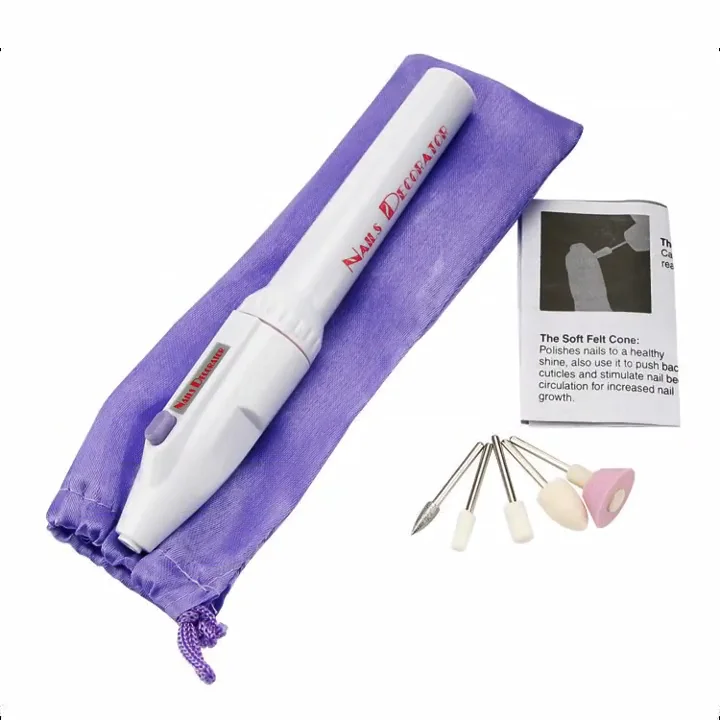 Portable Nail Buffer Fingernail Grinder Kit Manicure Set Grinding