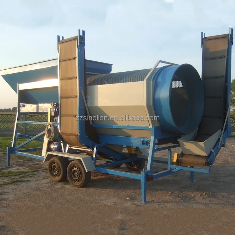 Передвижной компостный троммер для почвы, сито для органических удобрений по заводской цене
