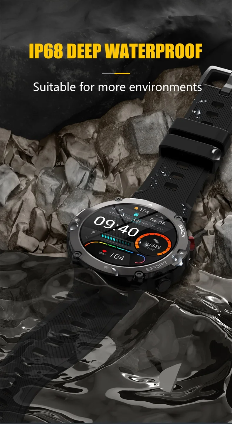 C21 Smart Watch Outdoor Sport BT Calling Heard Rate Waterproof Rugged 1.32 inch 360*360 Round Reloj Smartwatch for Men (3).jpg