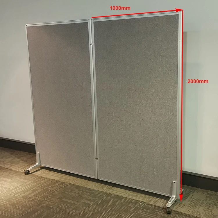 Foldable Office Partitions Soundproof Office Divider Panels Movable