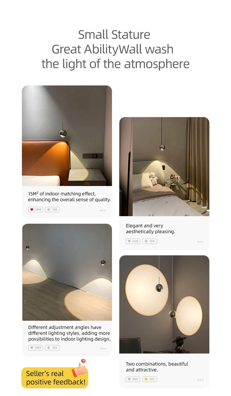 Aisilan 2023 New Dining Round Adjustable Lens Pendant Lights Kitchen Hanging Fittings