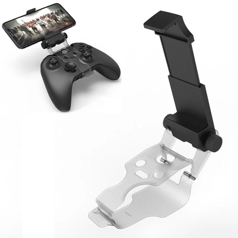 For Xbox One Accessories Controller Adjustable Phone Mount Clip Holder ...