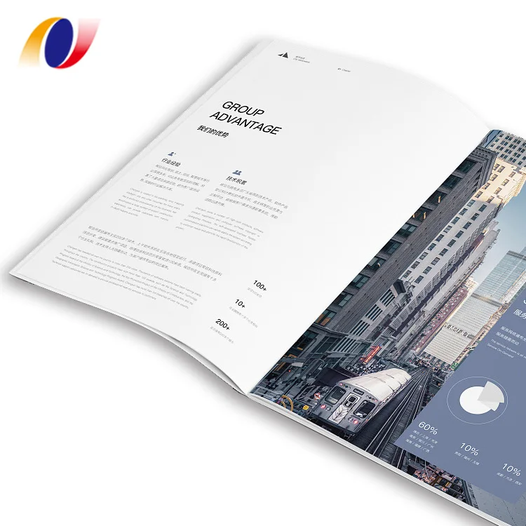 Недорого, качественная, оптовая продажа, цветной дизайн, подвязка, книга, брошюра, пользовательский каталог, печать