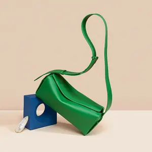 Box High Quality Genuine Leather Women Shoulder Bags Commute Party Cowhide Leather Luxury Handbags