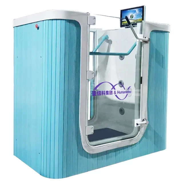 2024 Hot Selling Underwater Treadmill Hydrotherapy Water Massage Bathtub Stroke Rehabilitation Equipment