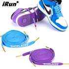 Brand Shoelaces Print IRun Quality Crafted Custom Name Brand &quot;shoelaces&quot; Colored Wholesale Printed Shoelaces Sneaker Shoestring For Nike Joradan Shoes