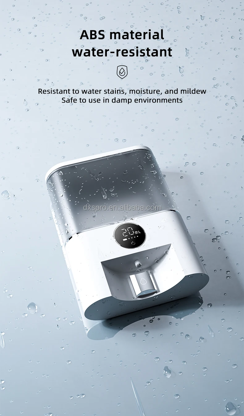 No Trace Back Glue Wall Mounted 500ml Large Capacity Mouthwash