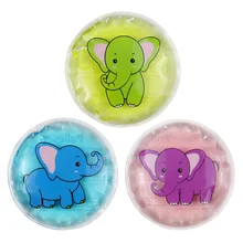Reusable Round Hot Cold Gel Compress Pack for Kids Injuries Ice Packs for Bumps & Bruises, Wisdom Teeth