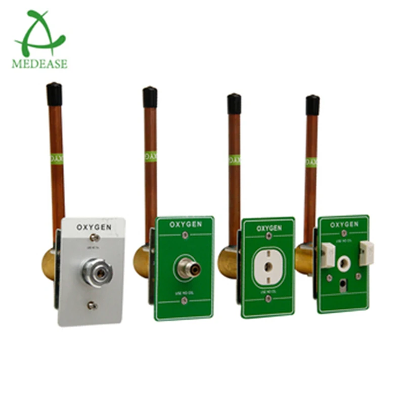 Bed Head Unit Medical Gas Terminal Units Medical Wall Mounted Pipeline Hospital Ohmeda Standard Gas Outlet Oxygen Out