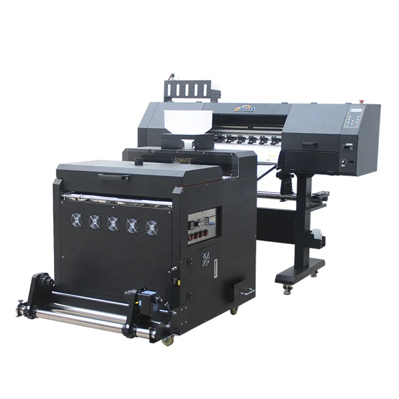 High Quality A1 60CM Dtf Printer Strong Body Dual Head Dtf Printer With Powder Shaker