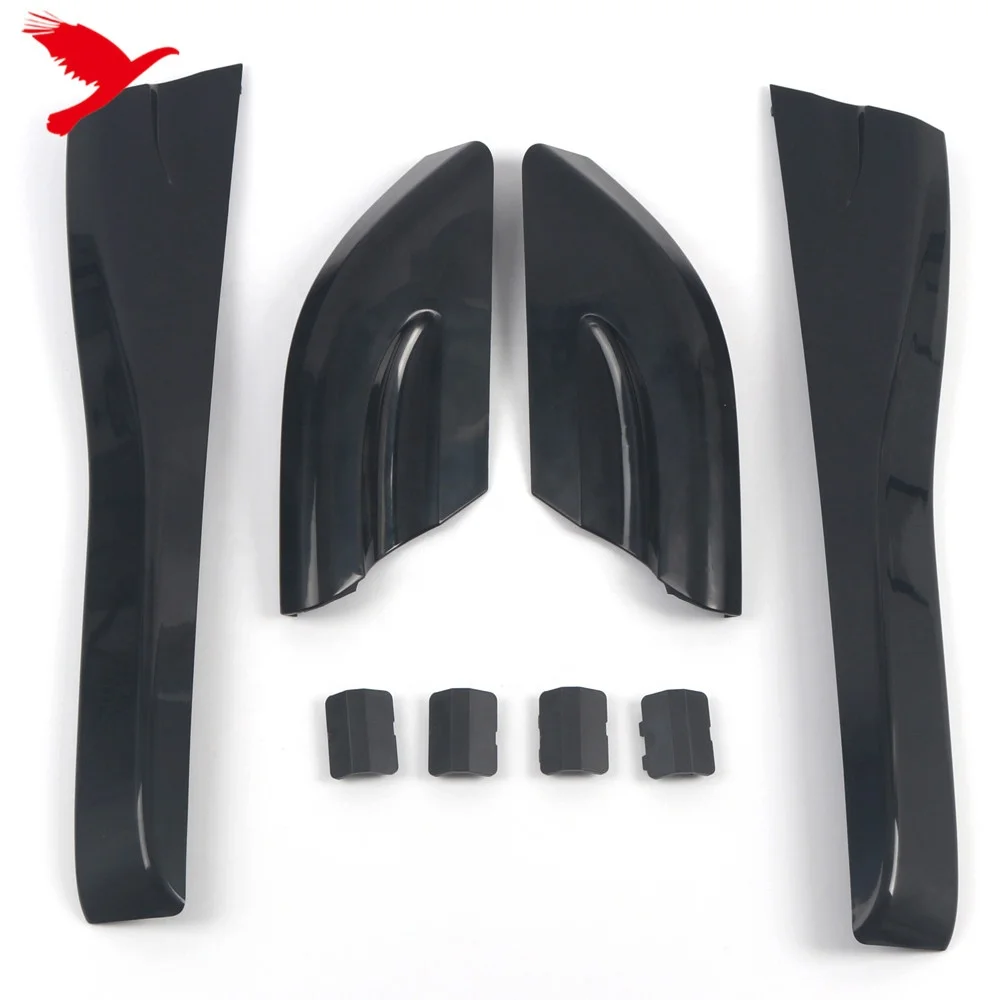 For Hyundai Tucson 2004-2008 Car Exterior Accessories Roof Rails Rack Leg Cover End Protection Cover Shell Trim 4PCS