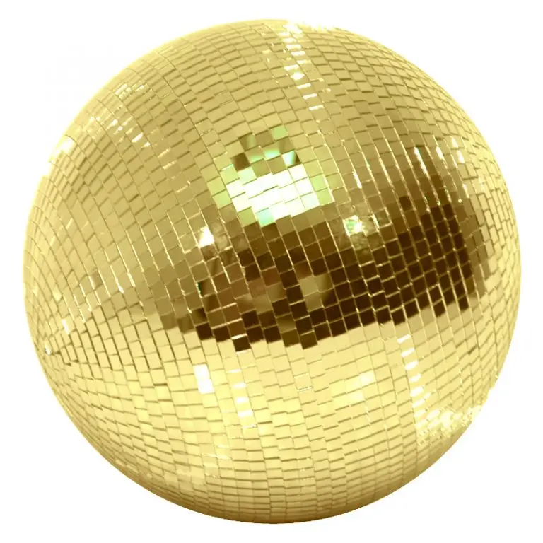 20 inch mirror disco ball gold