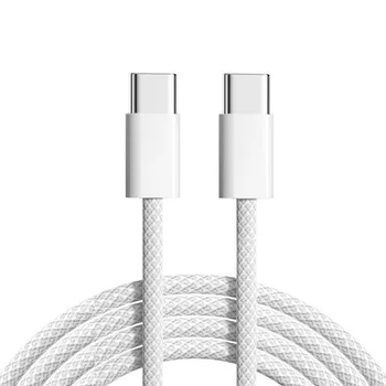 Hot Selling Usb Cable For Iphone 15 60w Mobile Phone Braid Type C Cable Data Usb To Type C Quick Charger Fast Charging Cable