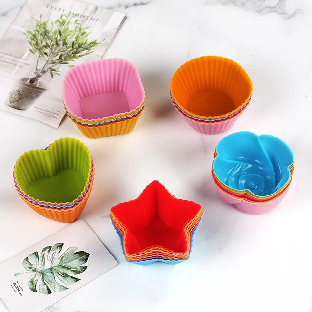 Silicone Cake Cup Mold Muffin Cup Small Muffin Cup Mold DIY Baking Tools