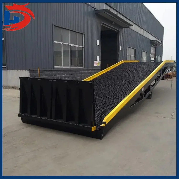 Cechinese Dock Hydraulic Leveler Container Loading And Unloading ...