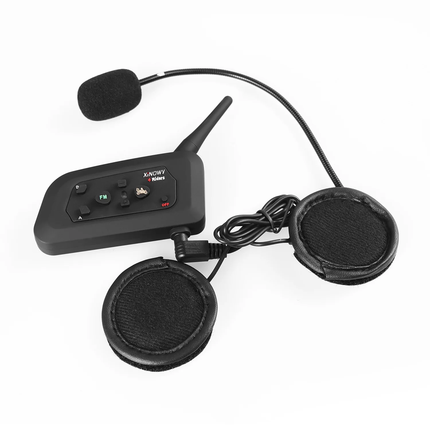 Xinowy V4 Pro Motorbike Helmet Intercom Rider Full Duplex