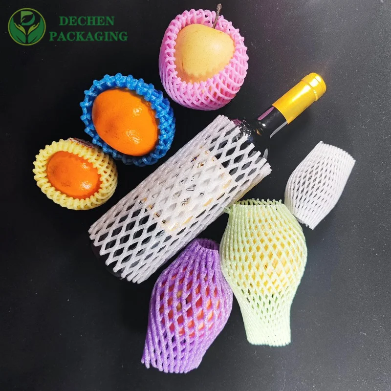 Fruit Cover Pe Package Tube Net For Protective Metal Parts Epe Foam Expandable Bottle Protection Sleeve