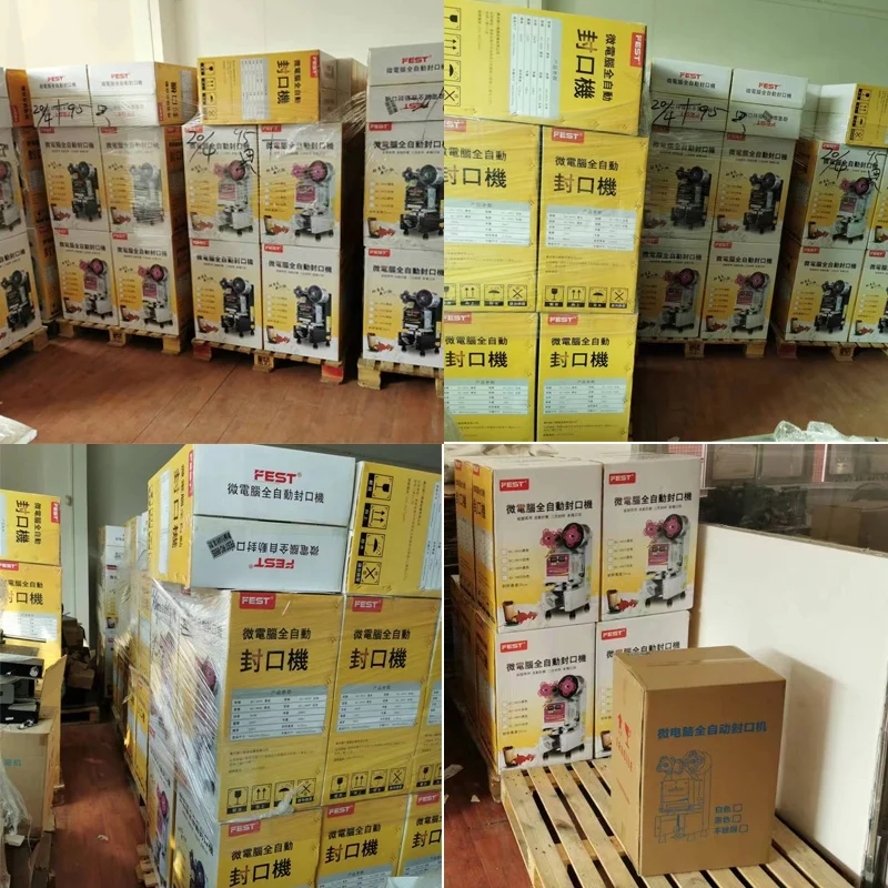 Wholesale Commercial Automatic Disposable Plastic Paper Boba Juice Bubble Tea Ice Cup Lid Sealing Machine Sealer for Cups