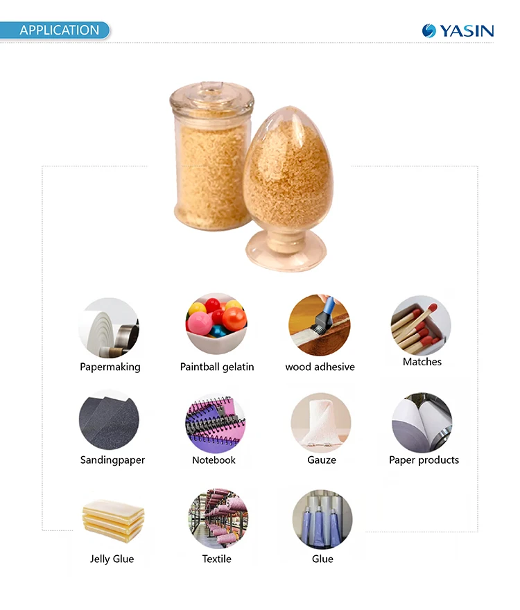 Industrial Animal Safe Bone Gelatin Hide Glue Technical Gelatin Powder