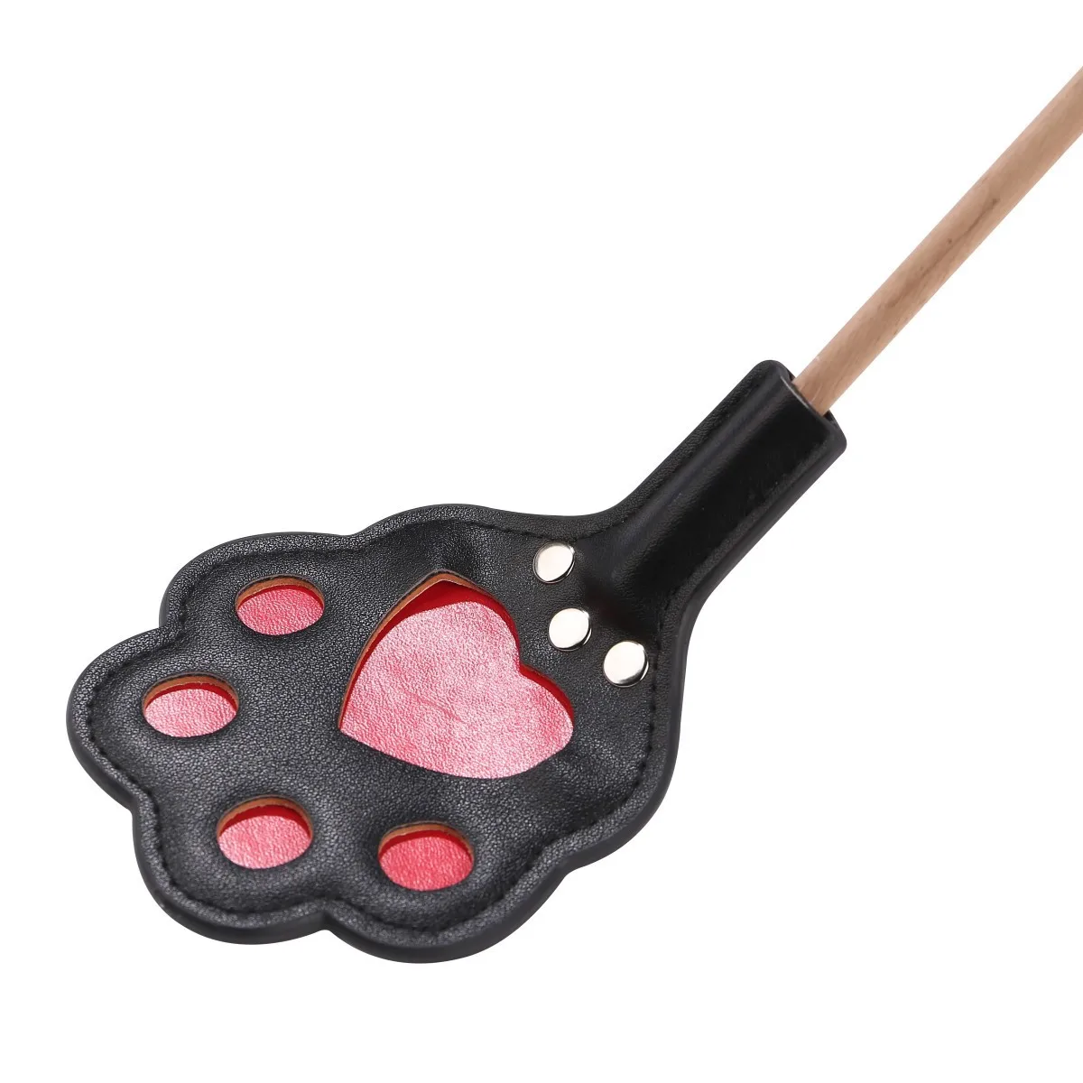 BDSM Sex Black and Red Cat Claws for Couples Spanking, Slapping, Sex BDSM Whips Leather Paw Design Spanking Paddle