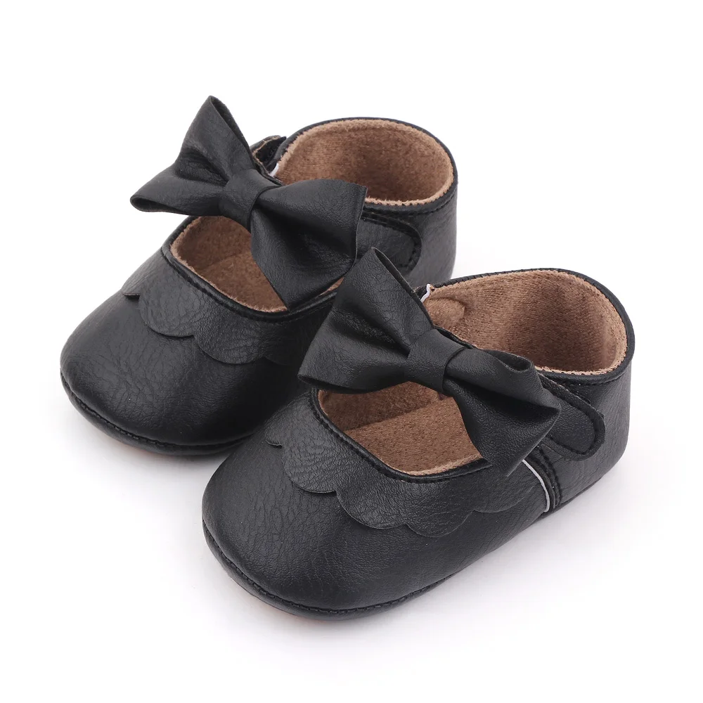 Baby Girls Shoes Rubber Sole High Quality Princess Dress Shoes Infant Toddler Shoes Newborn details
