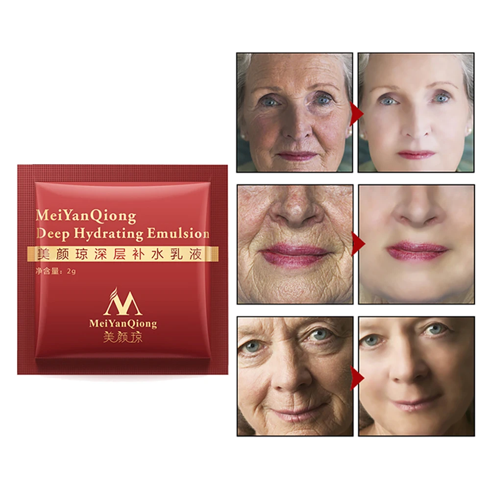MeiYanQiong Deep Hydrating Emulsion Hyaluronic Acid Moisturizing Face Cream Skin Care Whitening Anti Winkles Lift Firming Beauty