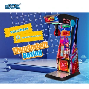 Coin-Operated Indoor Punching and Kicking Boxing Arcade Redemption Game Machine 220V Metal Amusement for Game Centers