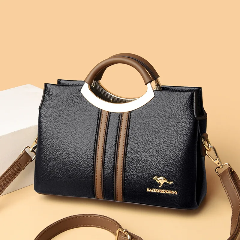 PORRASSO Femme Sac a Main Sacs Fourre-Tout de Mode Grand Sac D'épaule Sac Bandoulière 3 Pièces Sac Cabas pour L'école Bureau Travail Blanc