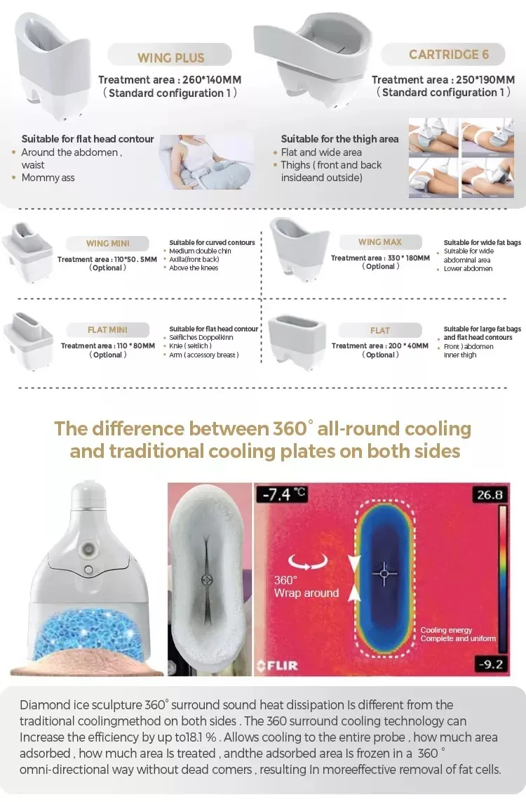 2024 2 I 1 Cryo + EMS og Body Slimming Slimming Muscle Building 360 Cryo Cool Body Shaping Cryoterapy Machine