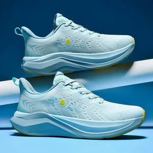 New Design Comfortable Walking Shoes Women Custom OEM Breathable Men's Running Shoes Chunky Soles Non-slip Sneakers for Men