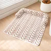 Leaf pet mat-coffee color
