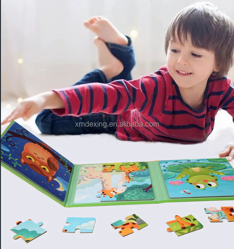 Educational Magneic Jigsaw Puzzle Books For Children Buy