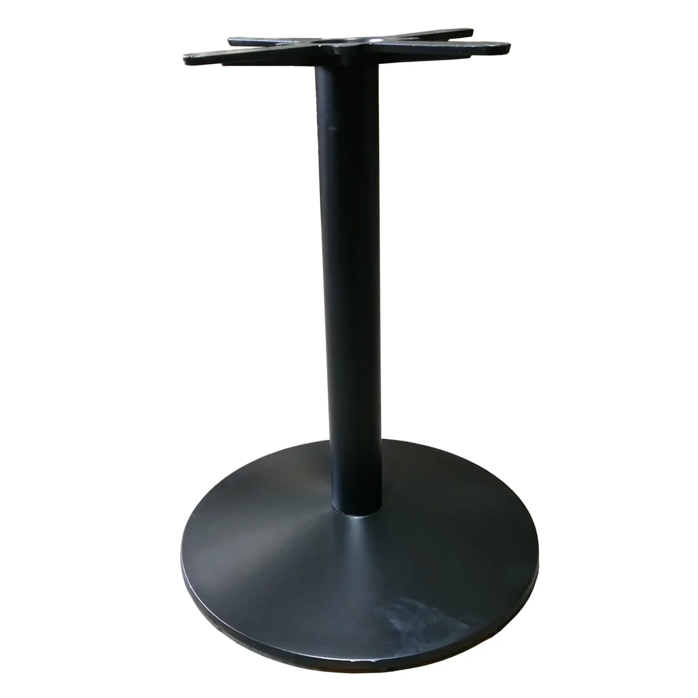 2021 Hot Sale Round Shape Black Cast Iron Table Base For Dining Buy Industrial Furniture D430mm Round Metal Table Base