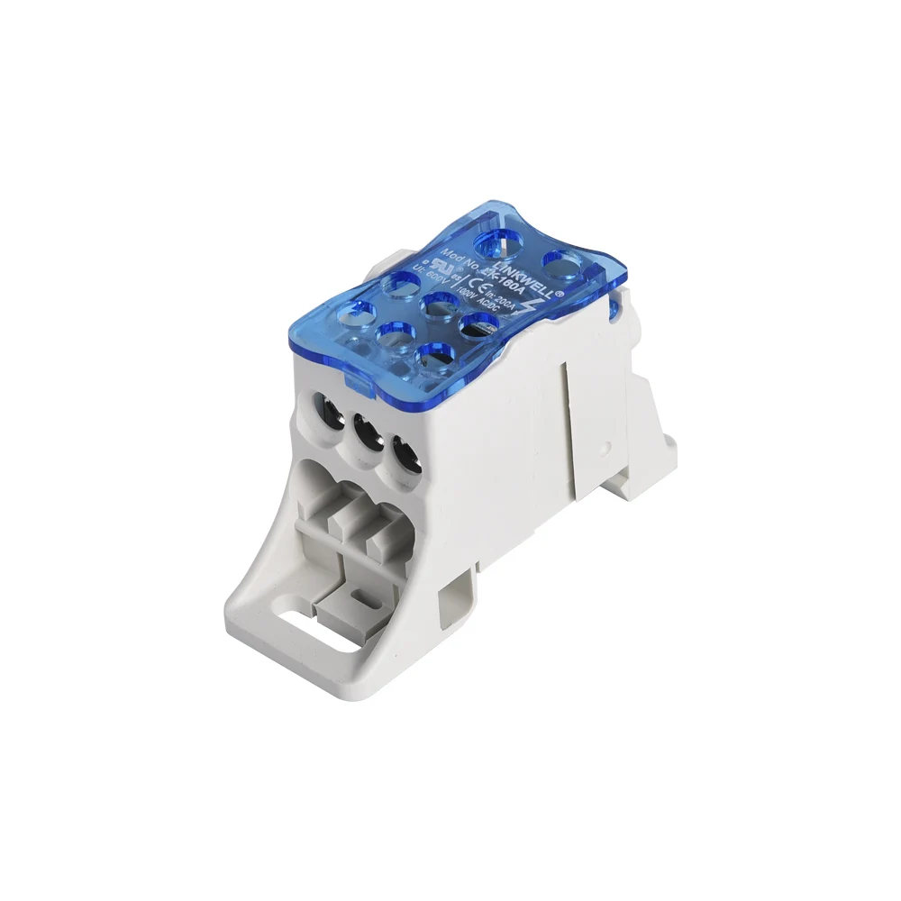 1 to 6 Branches Circuit Breaker Switch Terminal Block for 160A MCCB Wire Connector