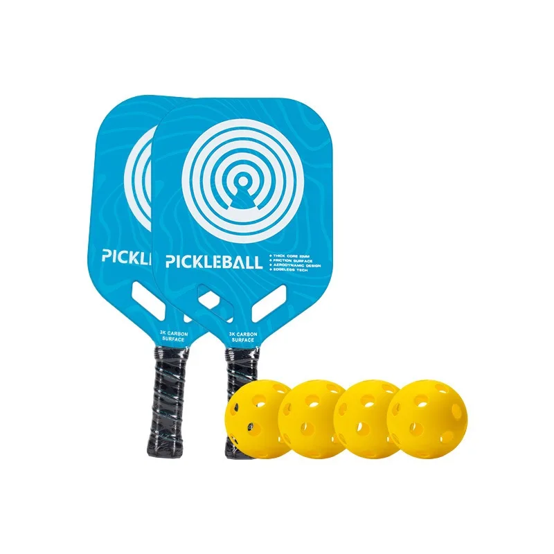 2-hole Carbon Fiber T700 Pickleball Paddle Thermoplastic Formed With ...