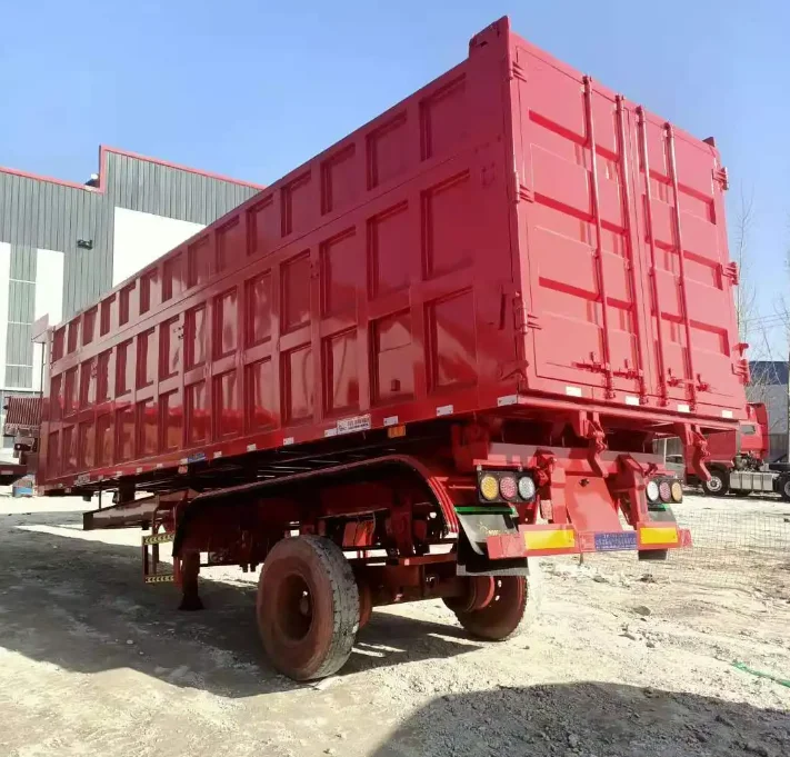 35m3 U-образный опрокидной прицеп, опрокидной полуприцеп, самосвал с тремя осями