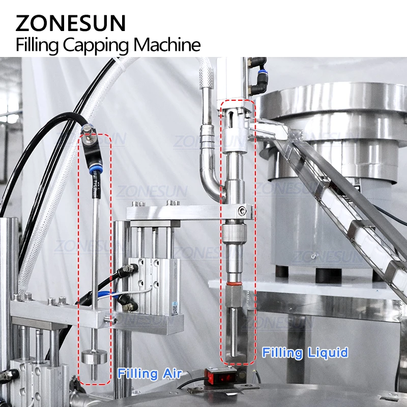 ZONESUN ZS-AFC12D Automatic Juice Filling Machine - 1 Year Warranty