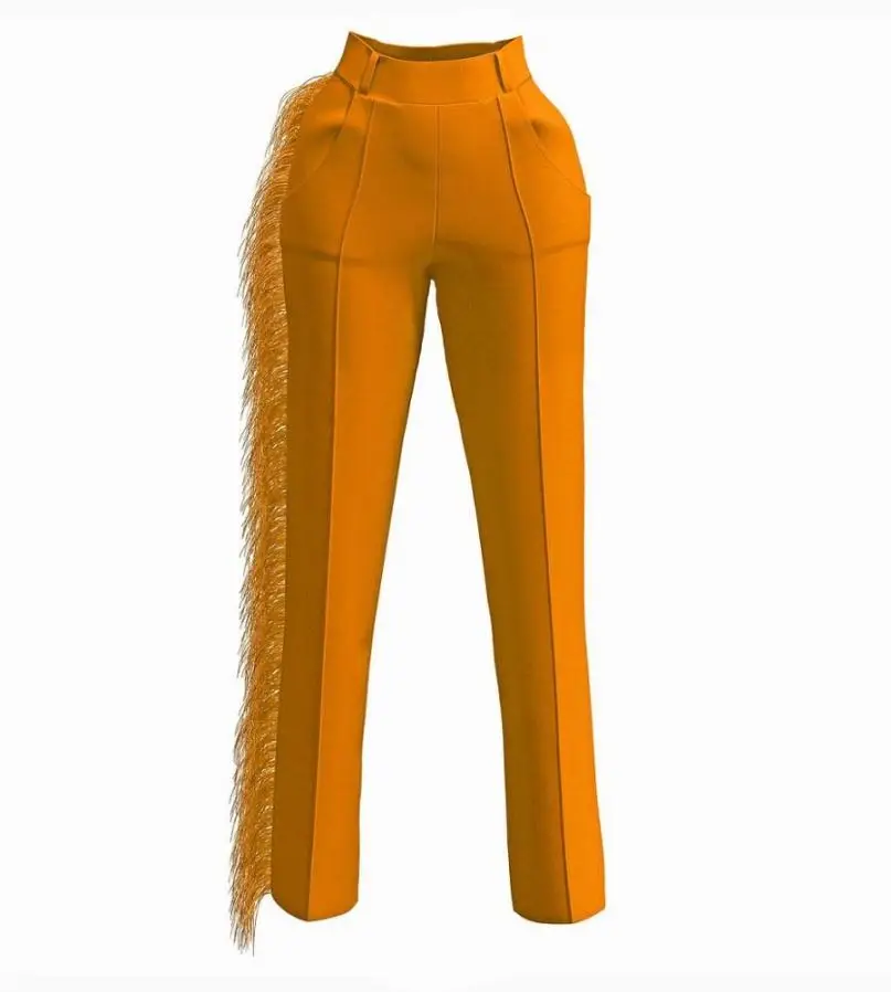 2021 Fashion Ladies Party Wear Feather 