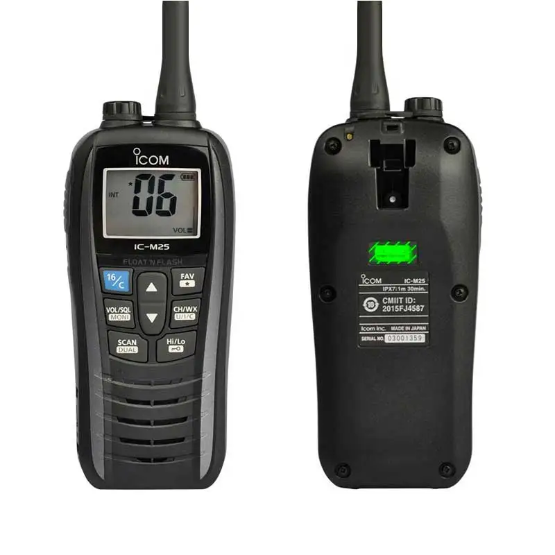 Icm25 Handheld Radio Two Way Walkie Talkie For Emergency Waterproof