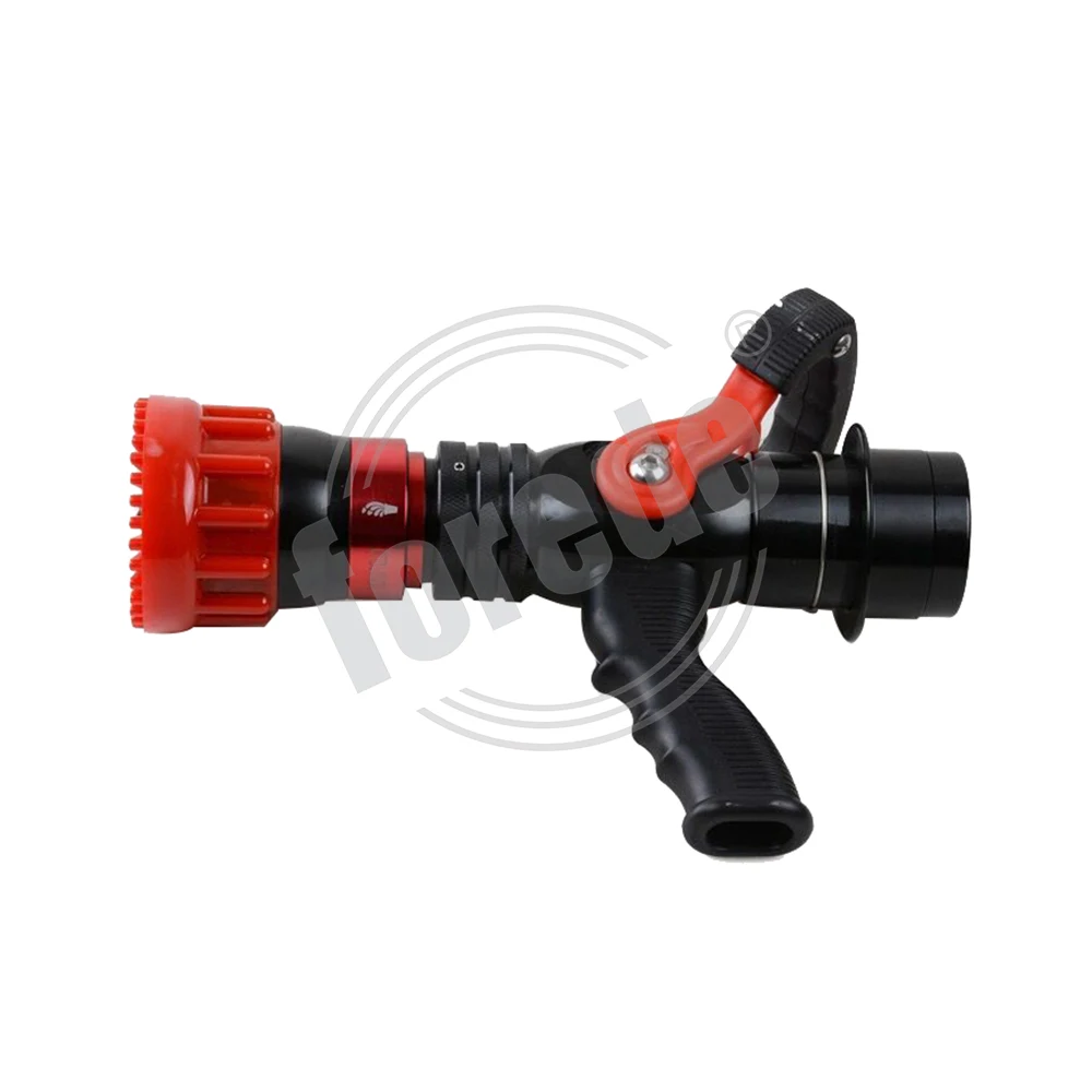 FOREDE 2 Inch DN50 NH 760LPM Automatic Flow Rate Aluminum Fire Hose Nozzle Gun