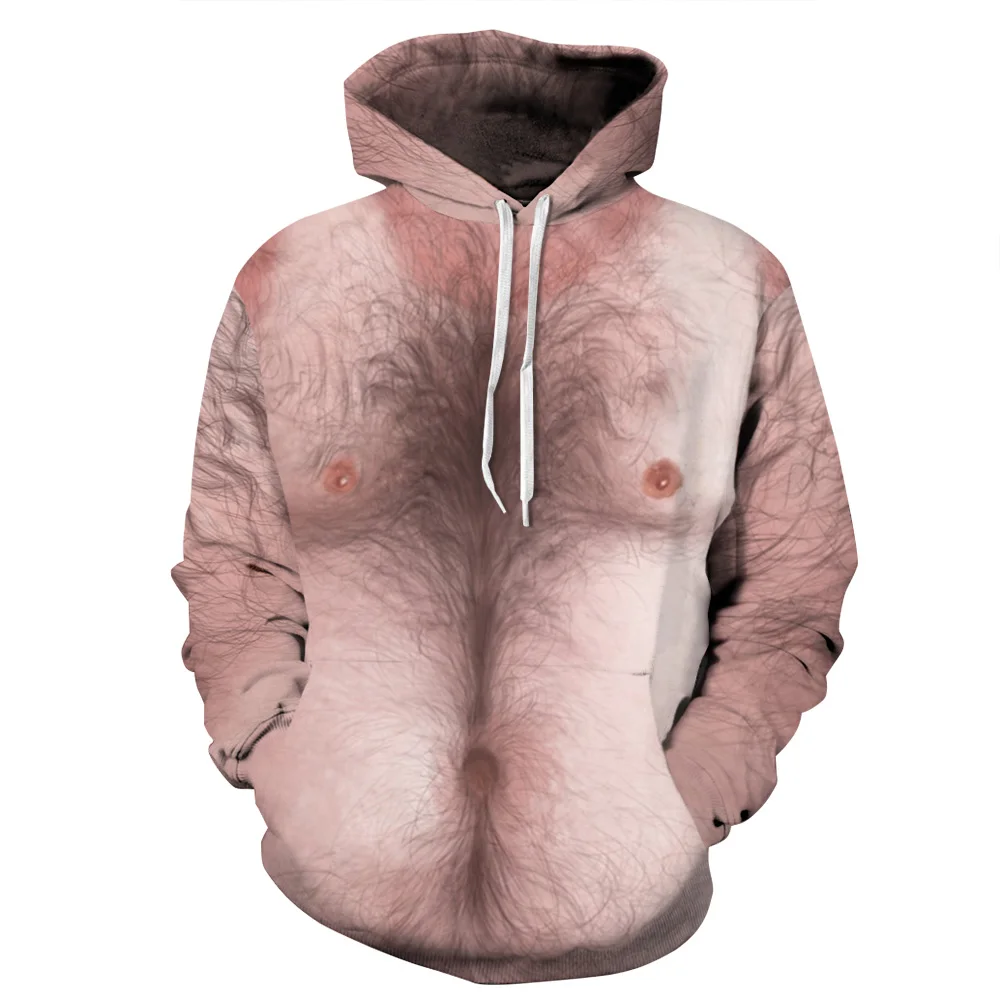 Man chest hoodie Clearance