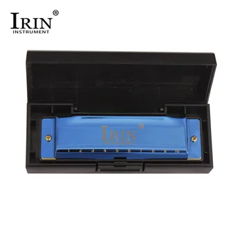 IRIN 10 hole blues harmonica 10 hole 20 note harmonica for children's beginners learning to play the instrument blues harmonica