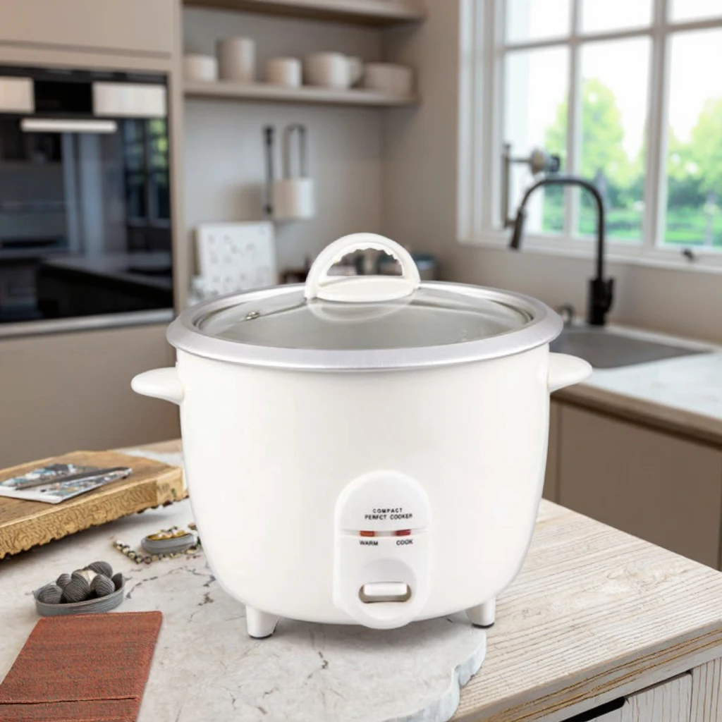 2025 Electric Automatic Rice Cooker Low Sugar 2kg Capacity with Nameplates Includes Measuring Cup Accessory for Household Use