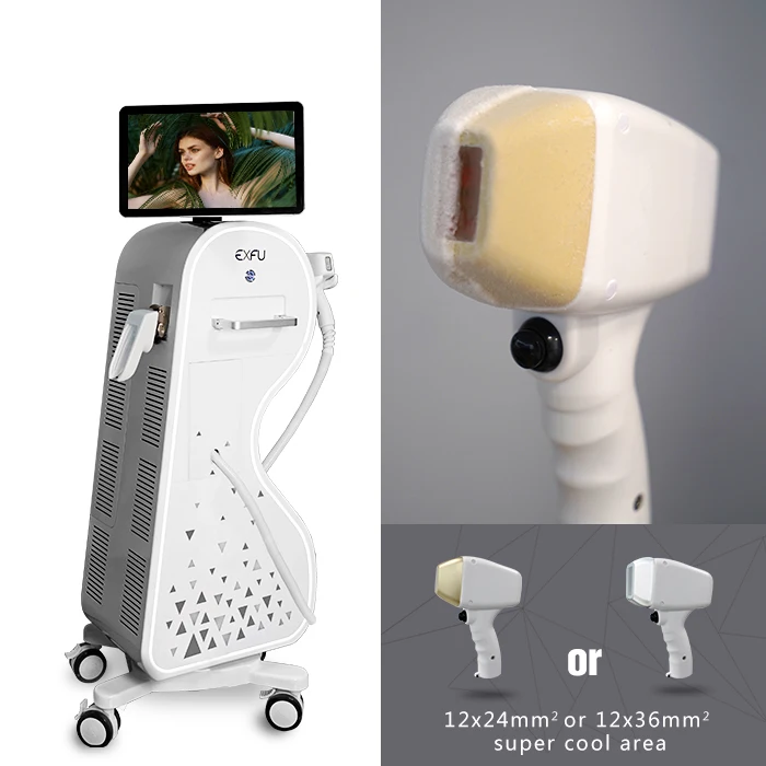 Depilación láser 2024 Alejandrita 755 Velocidad 808 ND YAG 1064