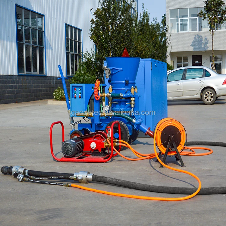 3m3/h Adjustable Refractory Small Shotcrete Machines Refractory Gunning Machine for Sale
