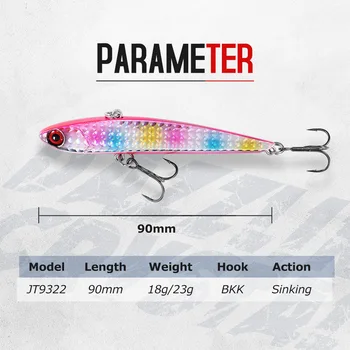 For HONOREAL 145mm/40g Floating Pencil Lure Diving Swimbait for Saltwater Sea Fishing Artificial Hard Bait Technique – Soft Lure – view 3